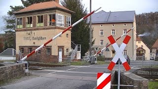 Spoorwegovergang Miltitz-Roitzschen (D) // Railroad crossing // Bahnübergang