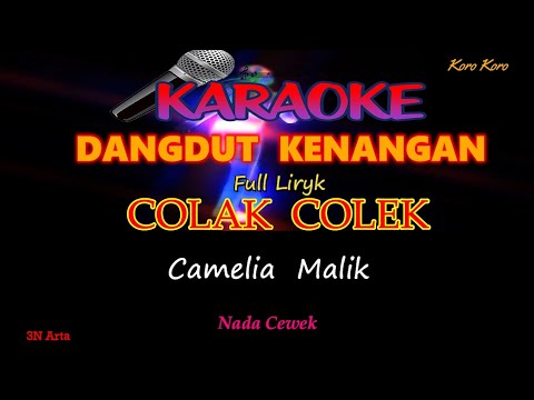 Colak Colek Camelia Malik Karaoke Dangdut Nada Cewek Youtube Music