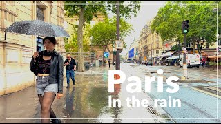 Paris France - Paris in the rain - HDR waling in Paris - 4K HDR 60 fps