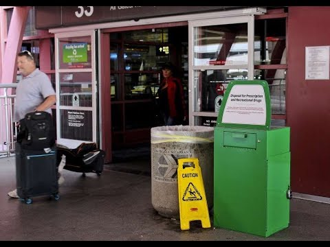 Las Vegas airport offers latest amenity boxes to dump weed Las Vegas airport offers latest amenity boxes to dump weed