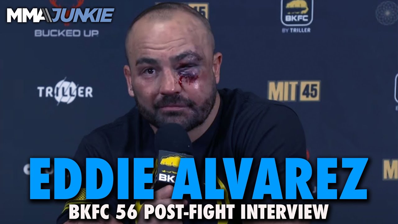 Eddie Alvarez Credits 'Battle Axe' Mike Perry After Corner Stoppage ...