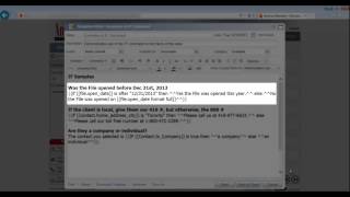 Amicus Cloud Document Assembly - Using the IF Command