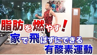 【静かにできる】家の中でできる有酸素運動！飛ばない脂肪がすぐに燃焼するダイエットエクササイズ