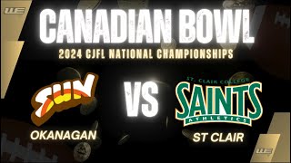 2024 CJFL Championship - Okanagan VS St.Clair