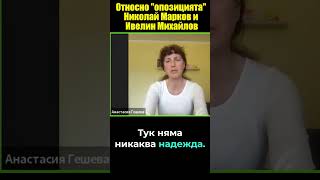 Анастасия Гешева коментира Николай Марков и Ивелин Михайлов