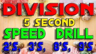 5 Second Multiplication Speed Drill | 2's, 3's, 8's and 9's Times Table Flashcards Practice Games