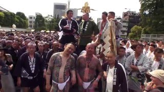 平成28年 浅草神社  三社祭  西浅三北 神輿渡御 ≪ 中村流  ≫ 。