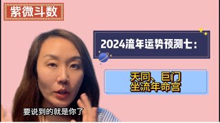 2024流年运势预测七：天同、巨门坐流年命宫｜运势分析｜紫微斗数