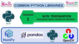 NLTK: SESSION 02 - TOKENIZATION (WORD TOKENIZATION AND SENTENCE TOKENIZATION)