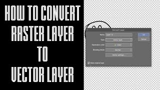 [Clip Studio] How to Convert Raster Layer into Vector Layer