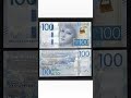 Sweden 100 Kronor || 2016 Banknote || #shortvideo #shorts #new #trending #banknotes