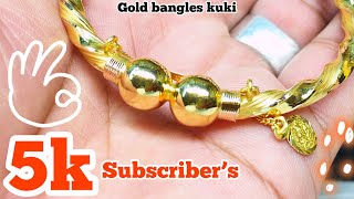 Single Piece 1 Tola Bangle Tanishq Design Full Casting  || 5k Subscriber’s Complete