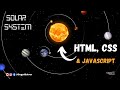 How To Create a Solar System Animation | HTML | CSS | JavaScript | ASMR Coding
