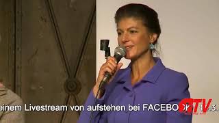 Appell von Sarah Wagenknecht in Hamburg