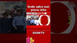 दिल्लीत आदित्य ठाकरे कुणाच्या भेटीला? | Aditya Thackeray News