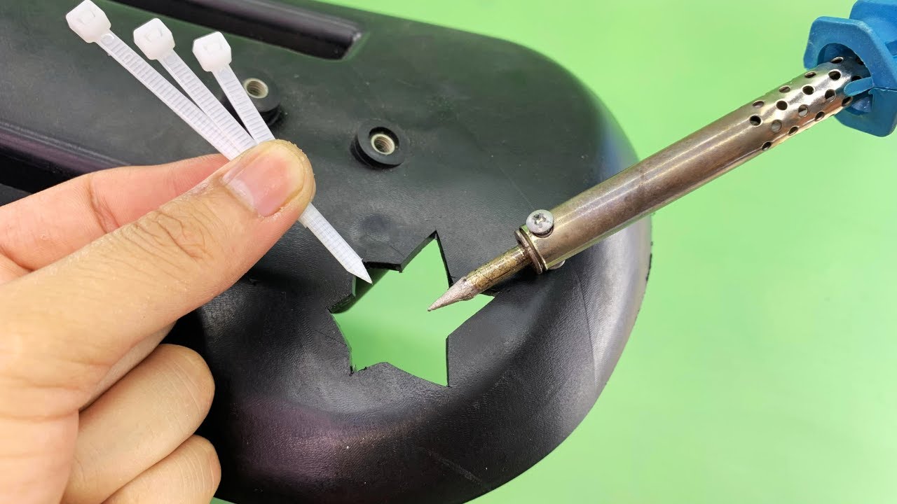 4 Easy Ways To Fix Broken Plastics With Plastic Welding Method! - YouTube