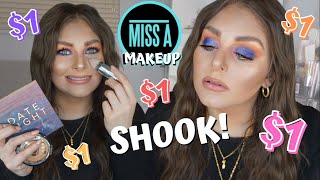 FULL FACE OF $1 MAKEUP | *HONEST* TESTING SHOPMISSA MAKEUP *SHOOK*