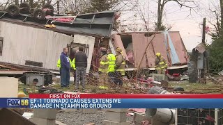 Confirmed tornado causes extensive damage in Scott County