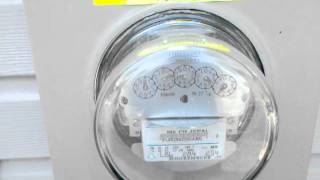 Meter Goes Backwards...Cha-ching!!!