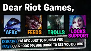 Dear Riot Games, This... is why people hate your game.