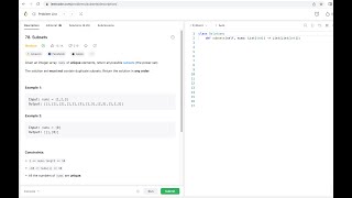 Tamil LeetCode 78. Subsets.