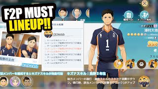 F2P LINEUP RECOMMENDATIONS AND CHARACTERS YOU MUST GET - HAIKYUU FLY HIGH JP #6