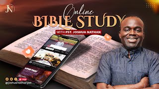 BIBLE STUDY || HOLY SPIRIT || PST. JOSHUA NATHAN || WALK TALL || 4TH FEB, 2025.