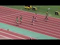 r01.7.27 千葉県中学総体 男子2年 100ｍ 予選2組