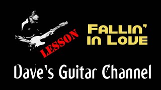 LESSON - Fallin' In Love by Hamilton, Joe Frank \u0026 Reynolds