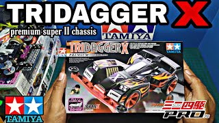 MERAKIT TAMIYA MINI 4WD TRIDAGGER X PREMIUM - Super II Chassis - Original Tamiya【Mini 4WD】