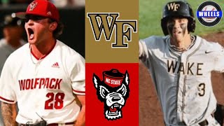 #8 Wake Forest vs #17 NC State Highlights | 2024 College Baseball Highlights