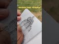 live sketching temple thanjavur shortsfeed temple artwork incredibleindia shorts meghcosmos