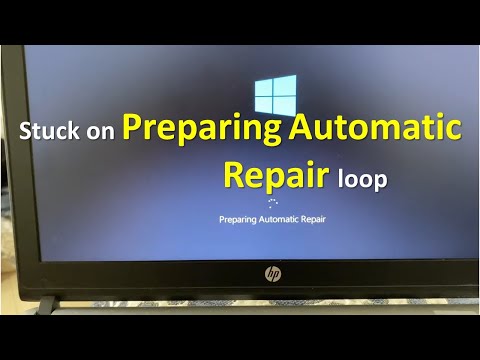 Preparing automatic repair Stuck windows 11 windows 10