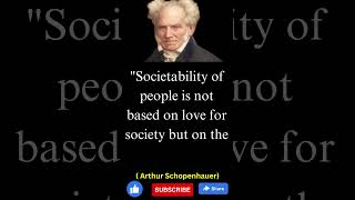 The Philosophical Secrets of Arthur Schopenhauer Quotes! #shorts