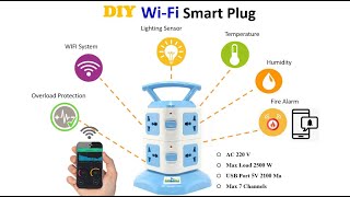 #DIY Smart plug, #DIY Wi-Fi Plug, #ปลั๊กไฟ Wi-Fi, #สร้างปลั๊กใช้เอง, #DIY IoT Plug,