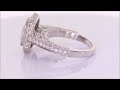 3.29 ctw diamond engagement ring cushion cut h si1 bigdiamondsusa