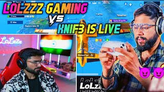 LolzZz Gaming vs KNIF3 is Live Event Fight !😈 #bgmi