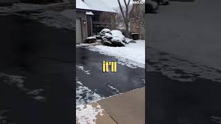 Quick Simple Solution To Driveway Ice \u0026 Snow | Naperville Snow Removal