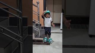 When Ayansh 2 Years Old..🥰😘 #shorts #youtubeshorts #trending #viralshorts #skating #sports #cute