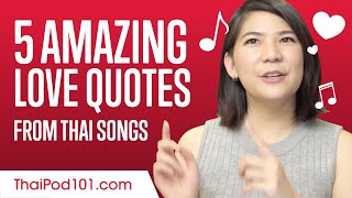 5 Amazing Love Quotes From Thai Songs