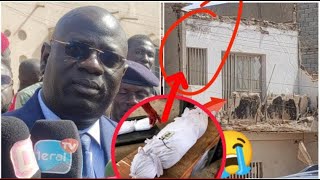 Ndeysane, 2 morts subite lors de l'effondrement d'un immeuble, le ministre birame faye fait le bilan