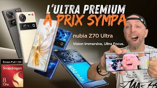 Nubia Z70 Ultra : AMOLED Immersif, 6150mAh,SD 8 Elite et Caméra Sous Écran qui Redéfini le Premium !