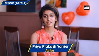 Internet sensation Priya Prakash Varrier, "I don't want to react on police complaint"