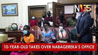 10 year old takes over Nabagereka’s office