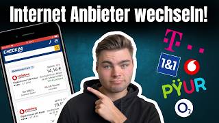 Internet Anbieter wechseln bei Check24 I Tutorial