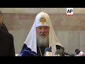 Russian Orthodox patriarch of Moscow arrives in Romania