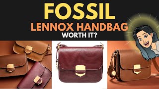 ❤️❤️❤️FOSSIL LENNOX HANDBAG REVIEW ❤️❤️❤️🛍 What's NEW at FOSSIL? FOSSIL Addicts FOSSIL LENNOX BAG