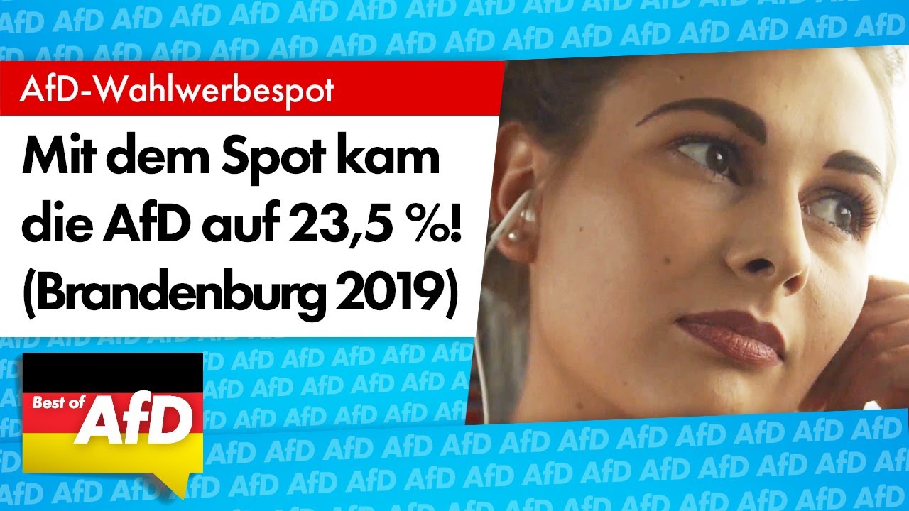 AfD-Wahlwerbespot Landtagswahl Brandenburg! (2019) - YouTube