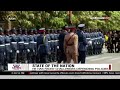 President Ruto arrives at parliament buildings for the State of the Nation Address