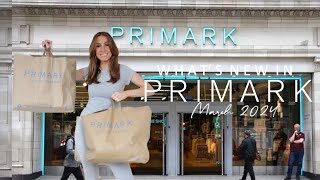 WHAT'S NEW IN PRIMARK MARCH 2024 | spring + summer pieces | come shop with me shopping vlog